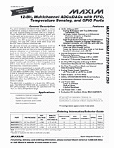 DataSheet MAX1220 pdf